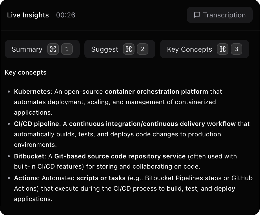 Live Meeting Insights illustration